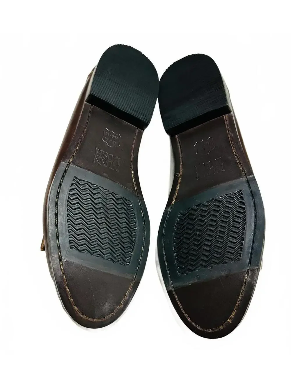 New Nunn Bush Men's Brown Leather Kiltie Tassel Loafers Fringe Size 11M